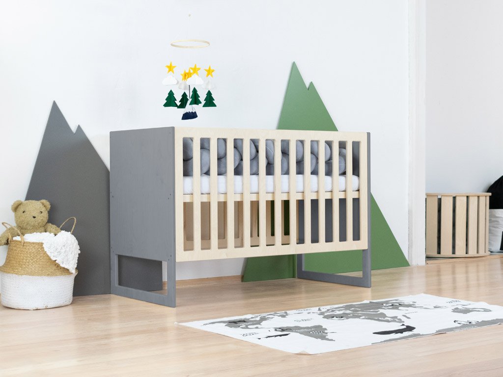 CHRUPPY Bed with Adjustable  Base - Multiple Sizes and Colors Available - My Montessori Bed