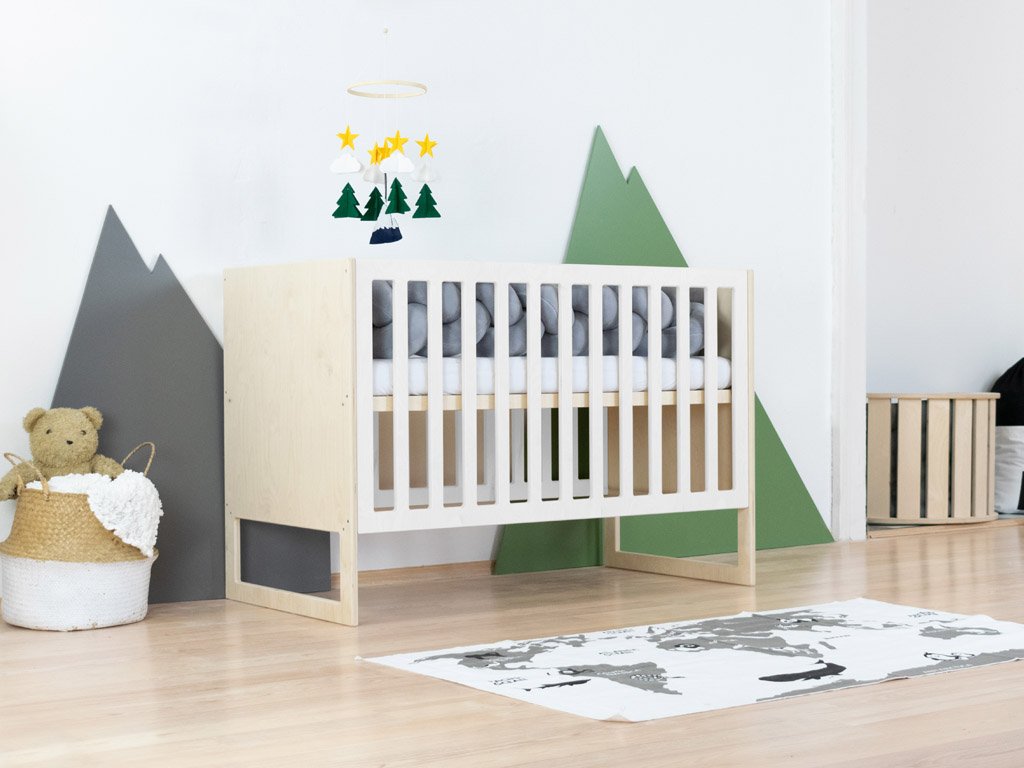 CHRUPPY Bed with Adjustable  Base - Multiple Sizes and Colors Available - My Montessori Bed