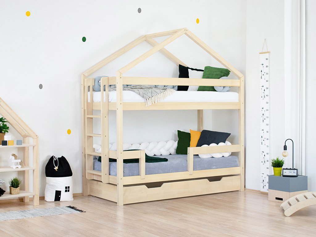 KILI Wooden Bunk Bed - Multiple Colors and Sizes Available