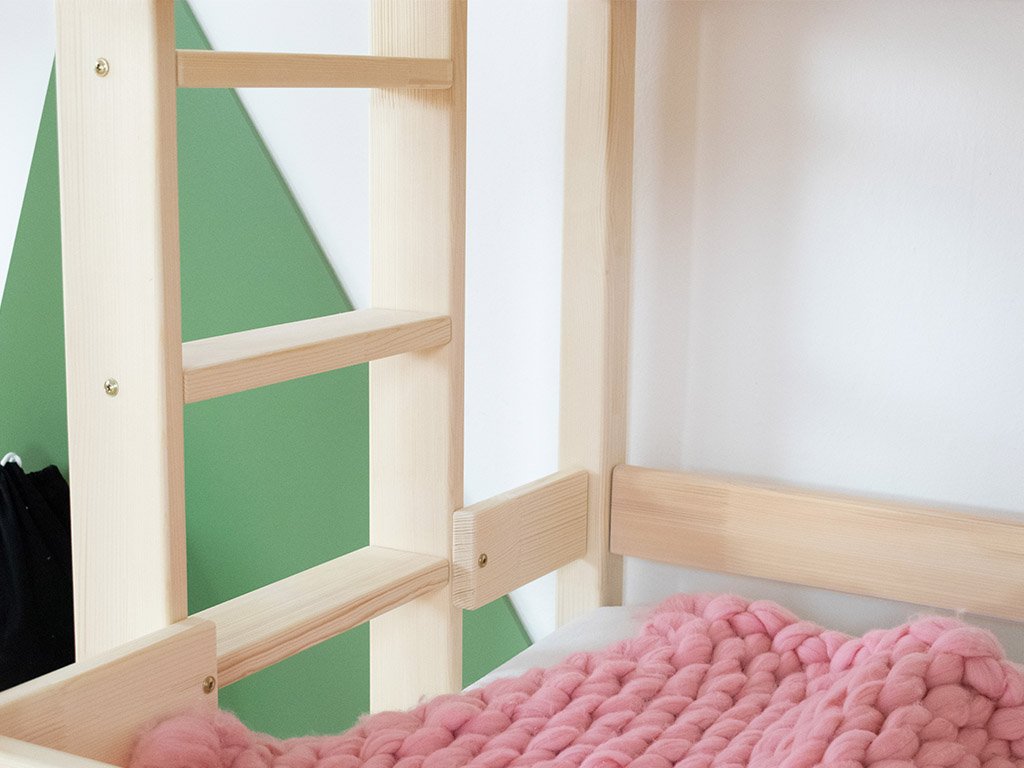 KILI Wooden Bunk Bed - Multiple Colors and Sizes Available