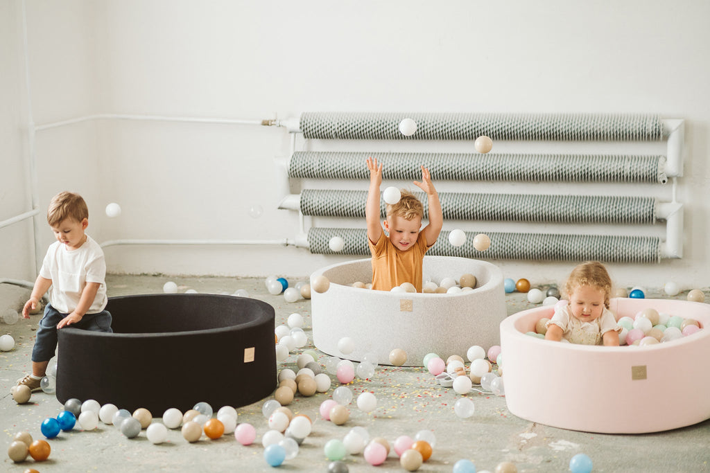 MeowBaby Pink, Grey, Transparent and Pearl White Ball Pool