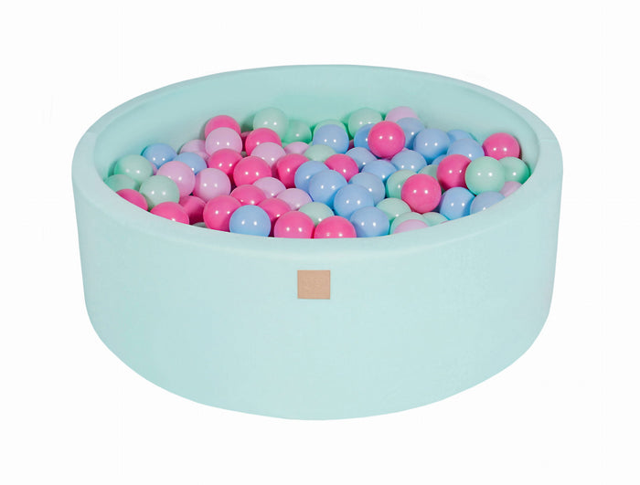 Mint Pool with Baby BallsNavy Bluee, Rose and MeowBaby Mint - My Montessori Bed