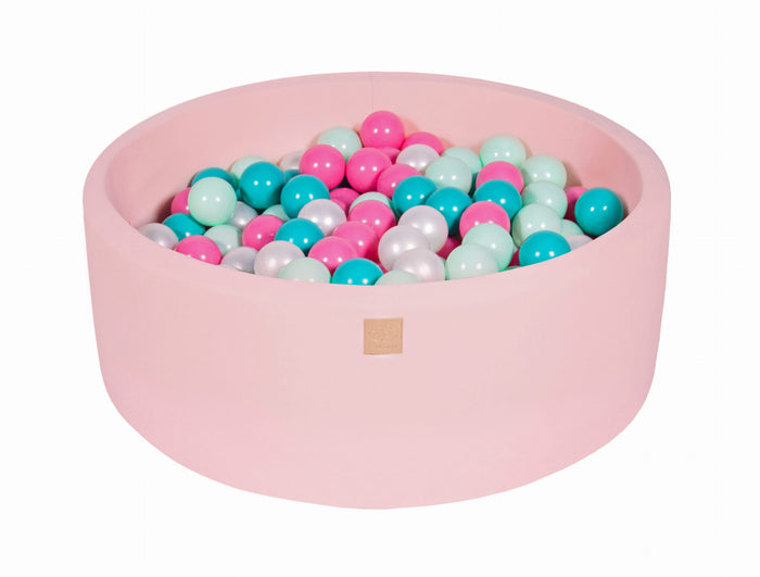 Rose Pool with pearl white, turquoise, rose and mint balls MeowBaby - My Montessori Bed