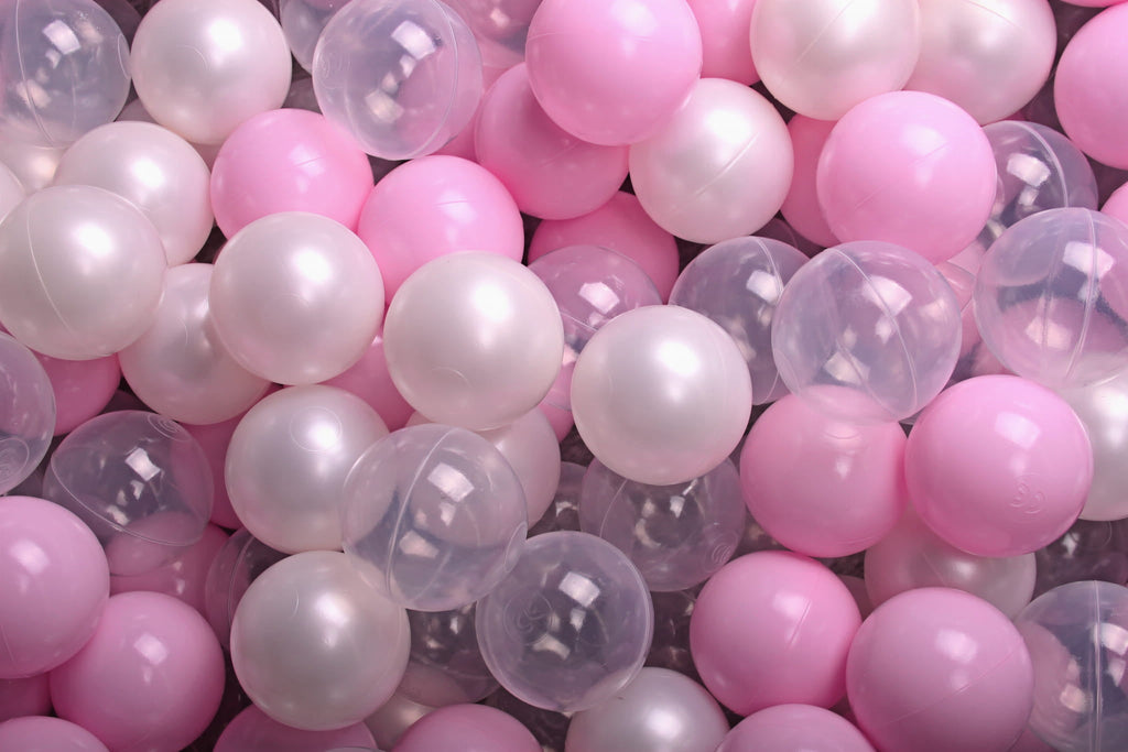 MeowBaby Pink, Grey, Transparent and Pearl White Ball Pool