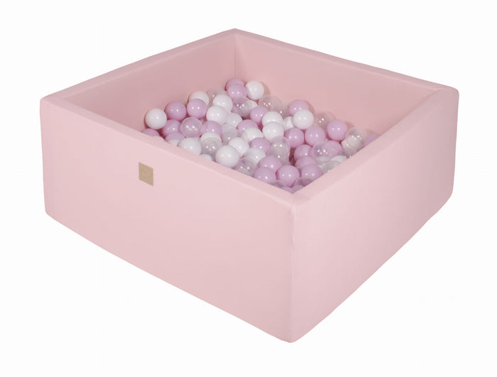 Square Rose Pool with Rose Balls, transparent and white MeowBaby - My Montessori Bed