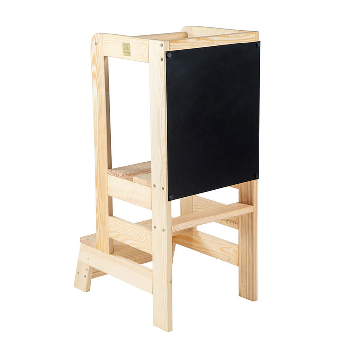 Wooden Montessori Tower with MeowBaby Blackboard