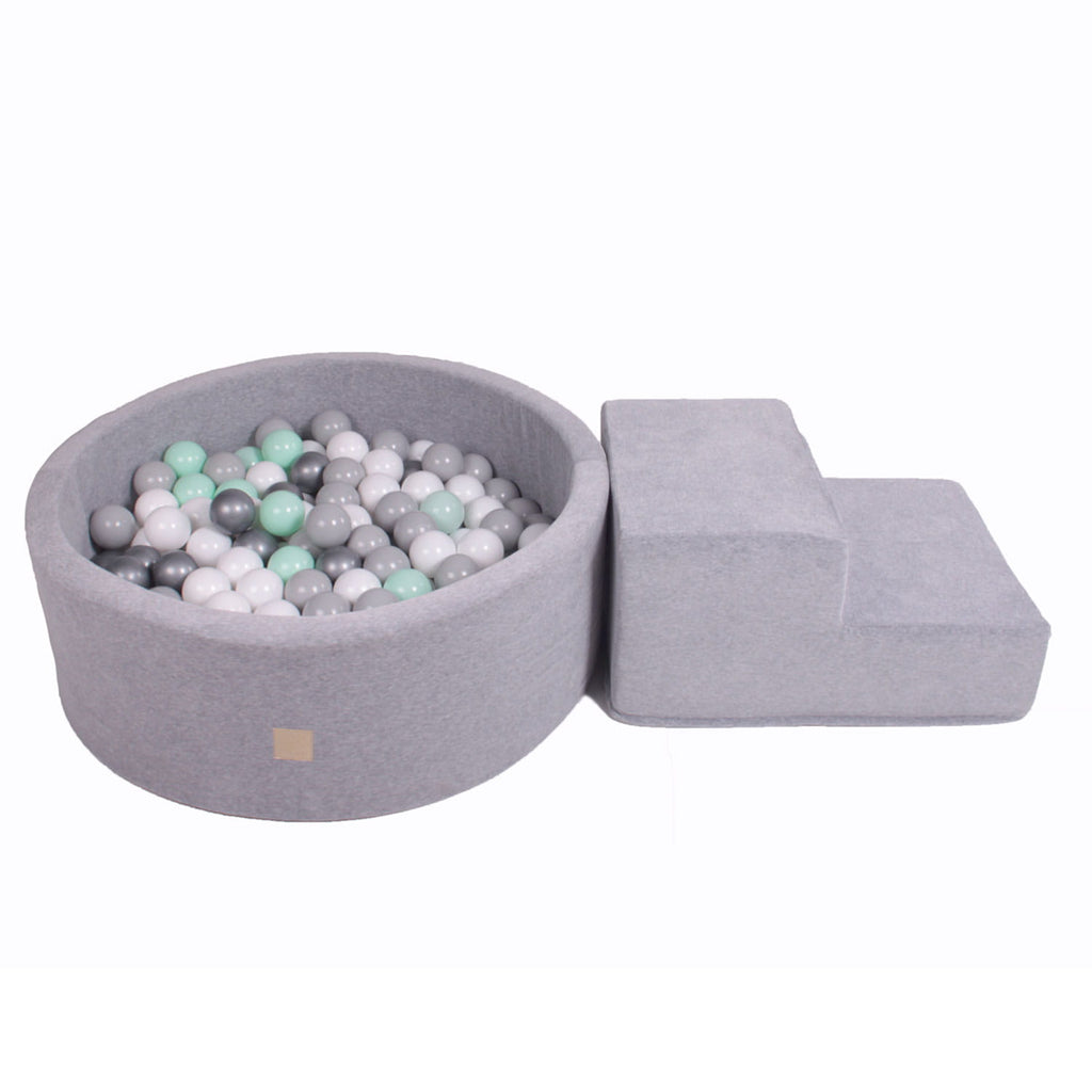 MeowBaby Gray Foam Modular Play Set