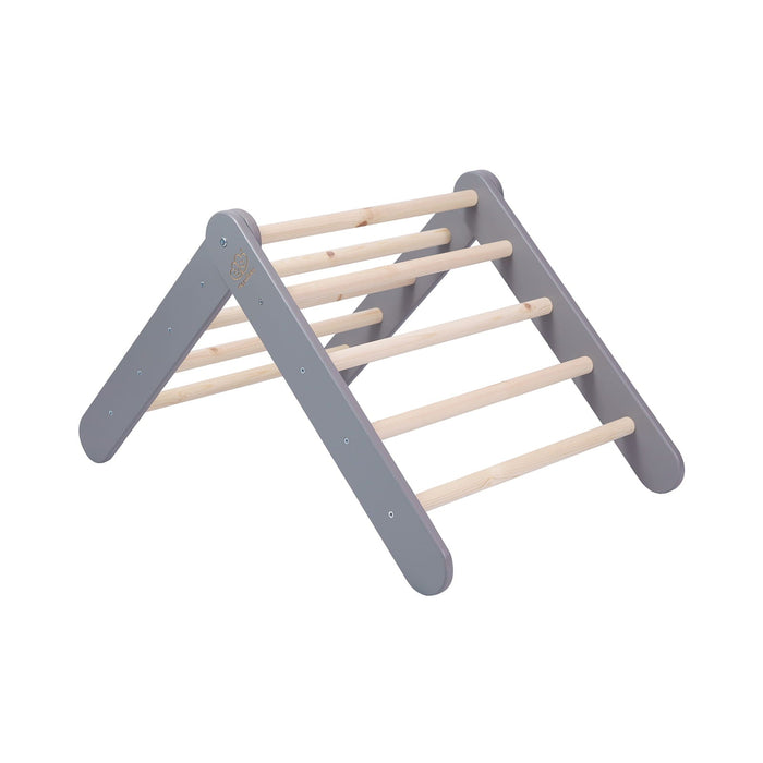 Pikler Montessori Triangle in Gray Wood MeowBaby